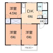 クローバーハイツの間取り画像