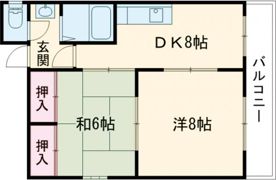 コーポ綿町の間取り画像