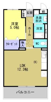 サンロード国分の間取り画像