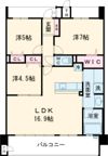 S-RESIDENCE愛宕SOUTHの間取り画像