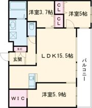アルテマイスター堀川の間取り画像