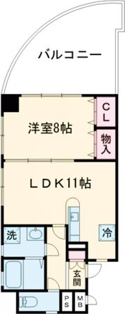 パルケット愛宕の間取り画像