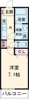 ソレイユⅡの間取り画像