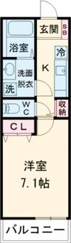 ソレイユⅡの間取り画像