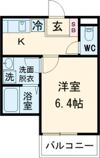 ソレイユⅡの間取り画像