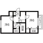 リバーサイド山手B棟の間取り画像
