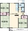 狩口台住宅34号棟の間取り画像