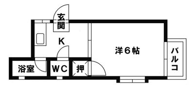 ヴィラ井尻の間取り画像
