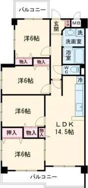ロイヤル神戸山の街の間取り画像