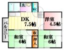 パナハイツ東原の間取り画像