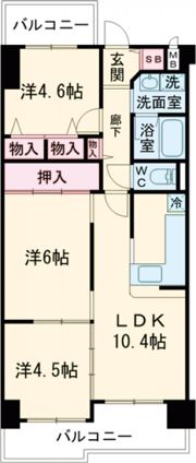 ロイヤル神戸山の街の間取り画像