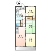 エヴァークレストールの間取り画像