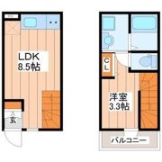 仮）緑ヶ丘2丁目アパートの間取り画像