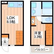 仮）緑ヶ丘2丁目アパートの間取り画像