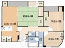 大山ハイツの間取り画像