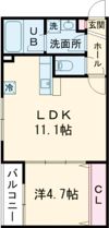 グレイス中木戸Ⅱの間取り画像