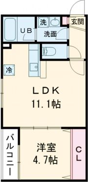 グレイス中木戸Ⅱの間取り画像
