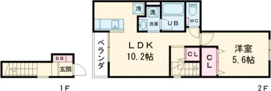 グレイス中木戸Ⅰの間取り画像