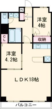 川口ハイツの間取り画像