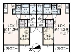 Pentas久留米の間取り画像