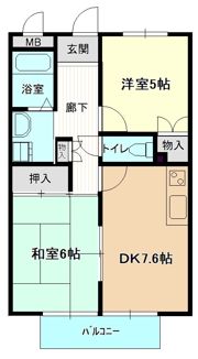 ノイハオス城西の間取り画像