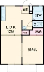 ハイツタツミ(禁煙物件)の間取り画像