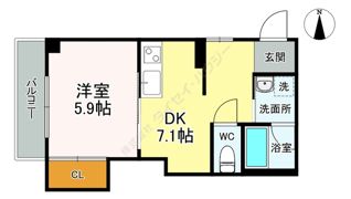 シャローム堀内の間取り画像
