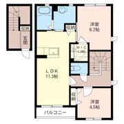 リーリエBの間取り画像
