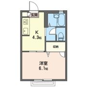 クレセントコートの間取り画像