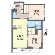 シャーメゾンMIIの間取り画像