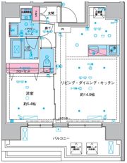 GENOVIA本所吾妻橋Ⅲの間取り画像