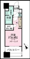 パークアクシス福岡県庁前の間取り画像