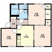 シャトル新田 Aの間取り画像