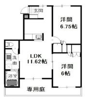 ウエスト・ベルジュ Cの間取り画像