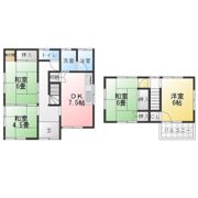 乙川源内林町二丁目貸家の間取り画像