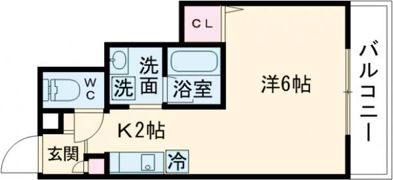 クロレ長町の間取り画像