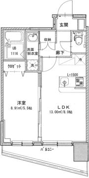 ヴィクトワール・フルーヴⅥの間取り画像