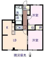 フォブール深坂の間取り画像