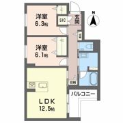 シャーメゾン蟻ケ崎の間取り画像