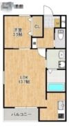 LFB APARTMENT西柳の間取り画像