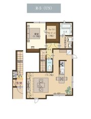 ユーソニアン三条・東新保Aの間取り画像