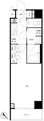 ルーブル川崎貝塚参番館の間取り画像