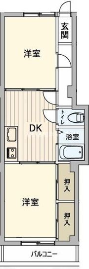 クロノスさちが丘の間取り画像