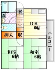 プレジール加藤 C棟の間取り画像