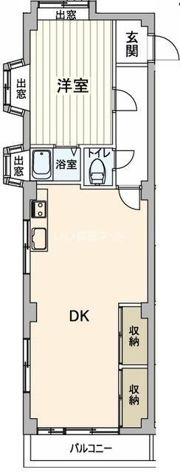クロノスさちが丘の間取り画像