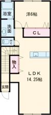 アクティブ Ⅱの間取り画像