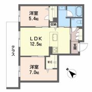 シャーメゾン トレゾールの間取り画像