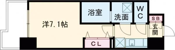 ワールドアイ神戸元町ヒルズの間取り画像
