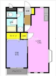 ジューンパレスの間取り画像