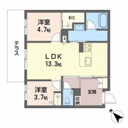 シャーメゾン トレゾールの間取り画像